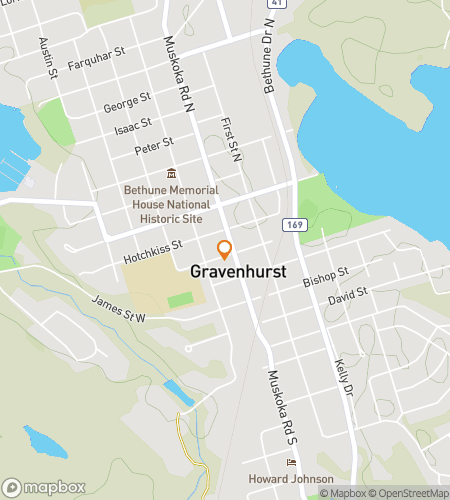 メインストリート・ミソス：グレーヴンハーストのスカベンジャーハントウォーキングツアーマップ