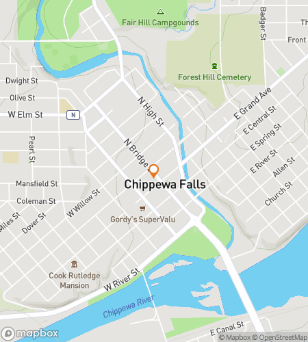 Harta turului de vânătoare de comori pe jos pentru Chip-Tastic Chippewa Treat