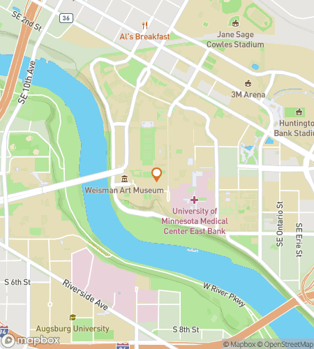 Hartă de vânătoare de comori pentru Turul pe jos "University of Minnesota Maroon & Gold Galavant"