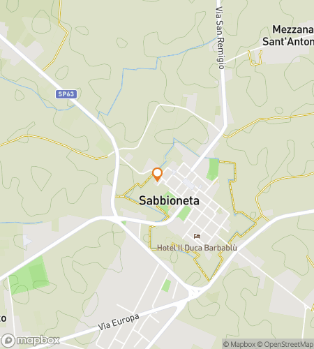 Map of scavenger hunt walking tour for Vespasiano’s Vision: The Ideal City Quest