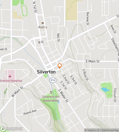 Map of scavenger hunt walking tour for The Creek & Brick Conspiracy: A Silverton Scavenger Hunt