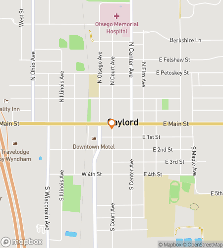 Mapa p&ecaron;&scaron;&iacute; prohl&iacute;dky s m&ecaron;stskou hrou pro Gaylord Scavenger Hunt