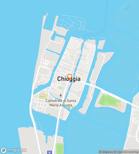 Map of scavenger hunt walking tour for Little Venice: The Chioggia Quest