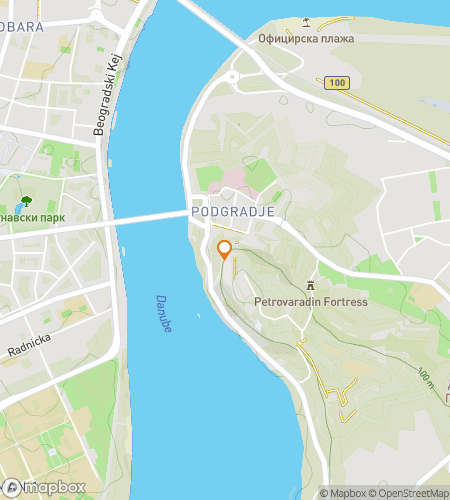 Map of scavenger hunt walking tour for No-Vi Can’t! The Ultimate Novi Sad Hunt