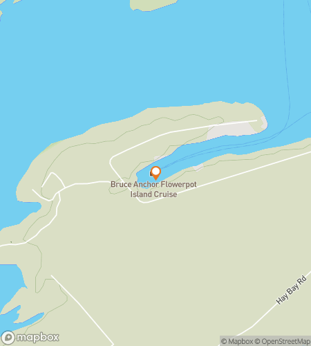 Map of scavenger hunt walking tour for Tobermory Georgian Bay Gems & Sunset Docks