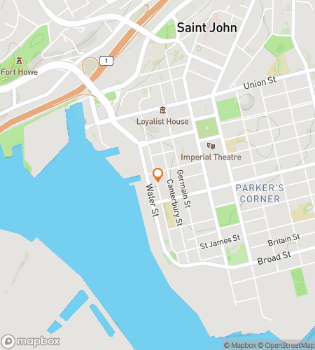 Map of scavenger hunt walking tour for Canadas Original City