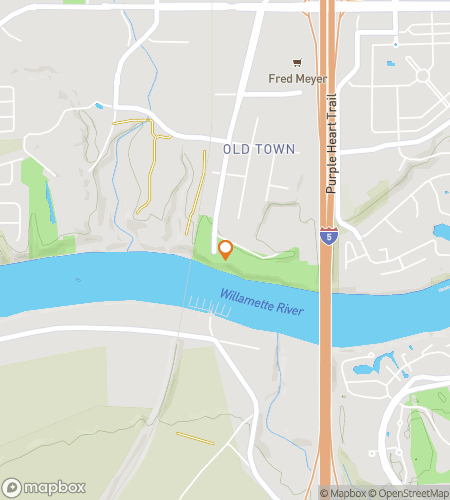 Mapa pěšího scavenger lovu pro Wilsonville Scavenger Hunt