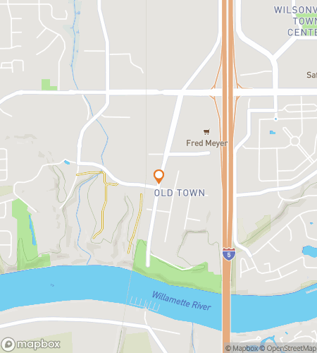 Map of scavenger hunt walking tour for Wilsonville Scavenger Hunt