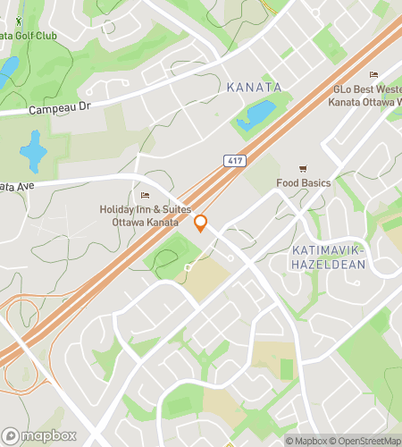 Map of scavenger hunt walking tour for Ottawa Scavenger Hunt