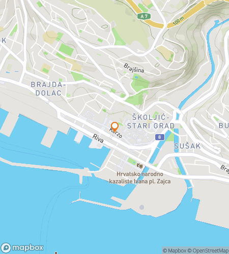 Map of scavenger hunt walking tour for Korzo & Clocktower Clue Cruise