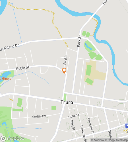 Map of scavenger hunt walking tour for Truro Scavenger Hunt