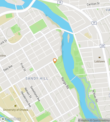 Map of scavenger hunt walking tour for The Strathcona Circuit