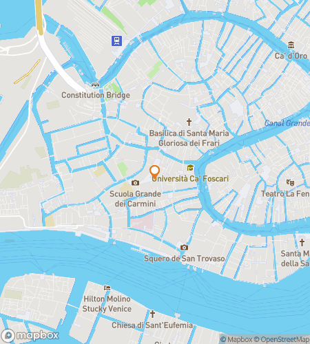 Map of scavenger hunt walking tour for Fists, Gondolas & Golden Globes