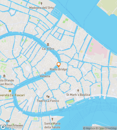 Map of scavenger hunt walking tour for Venice Canals Audio Tour Adventure