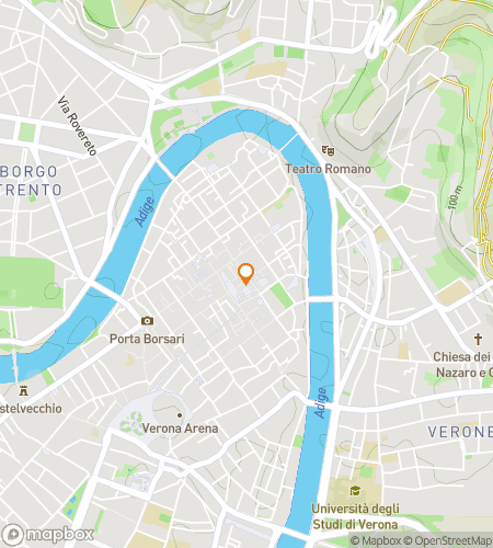 Map of scavenger hunt walking tour for Verona‘s Venerable Venture Hunt