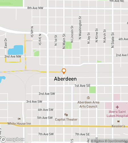 Карта пешеходного сафари-квеста «Ослепительная гонка по центру Абердина»