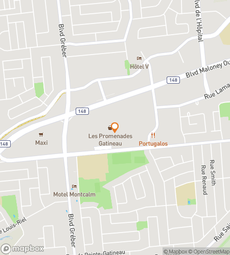 Kaart van de speurtocht wandeltocht voor Gati-NO Way!: The Capital-Side Gatineau Hunt