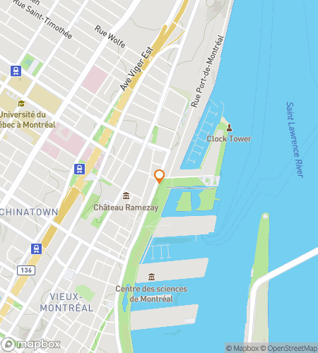 Map of scavenger hunt walking tour for Montreal Citywide Puzzle Party!