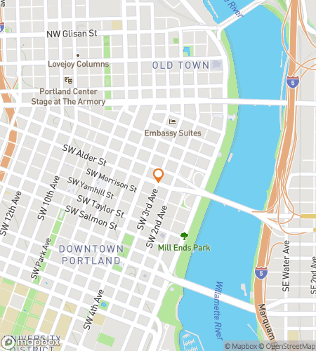 Map of scavenger hunt walking tour for Keep it weird, Portland!