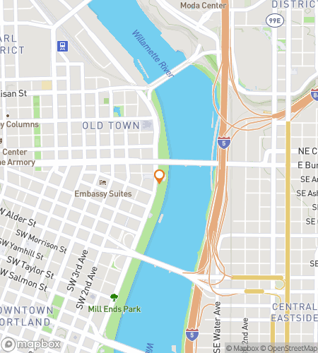 Map of scavenger hunt walking tour for Portland Peculiar: The Ultimate Odd-yssey