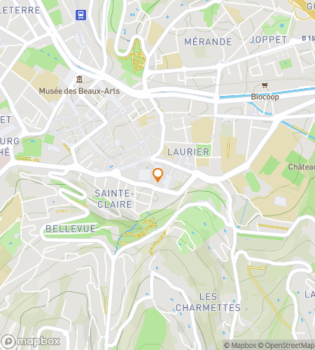 Map of scavenger hunt walking tour for Chamb&eacute;ry Creative Explorer Hunt