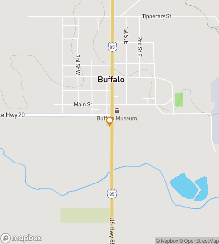 Карта пешеходного квеста для «Крестового похода Баффало Бонанза»