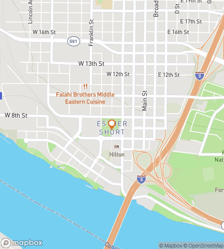 Map of scavenger hunt walking tour for From Fur Traders to Female Founders