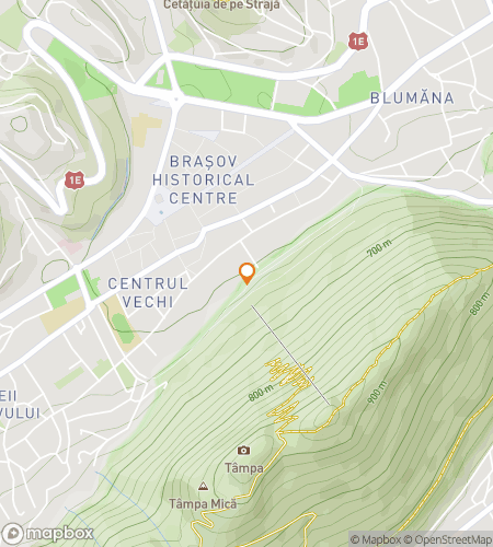 Map of scavenger hunt walking tour for Council Square & Carpathian Clues