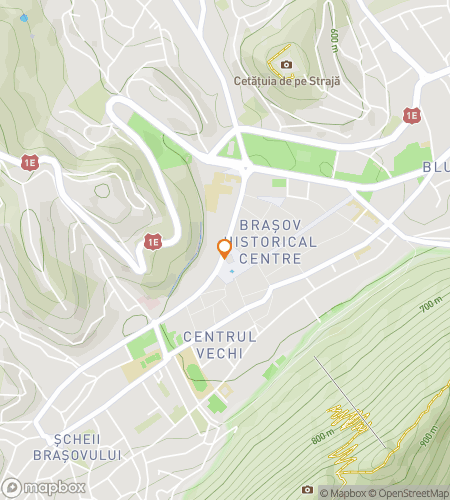 Map of scavenger hunt walking tour for Council Square & Carpathian Clues