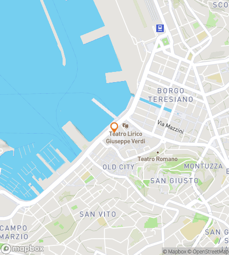 Map of scavenger hunt walking tour for Winds, Waves & Wonders: The Trieste Hunt