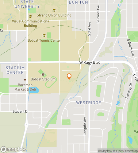 Map of scavenger hunt walking tour for Montana State University Hunt