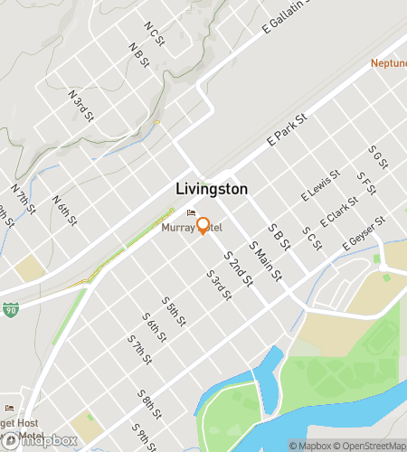 Map of scavenger hunt walking tour for Livingston Loot & Lively Legends