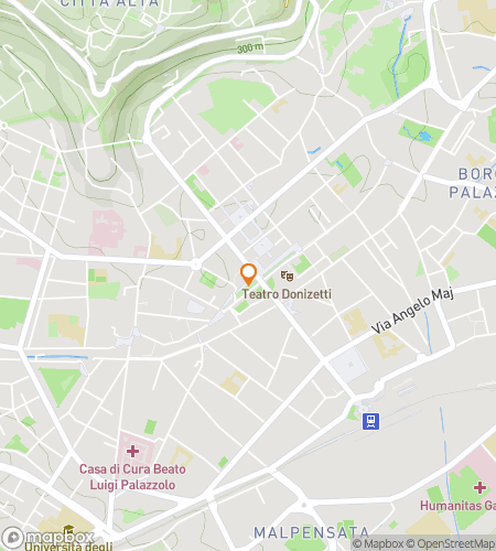 Map of scavenger hunt walking tour for Bergamo's Skyline & Stories Quest