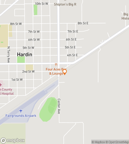 Mapa "honby za pokladem" pro Hardins Huntin Downtown Adventure