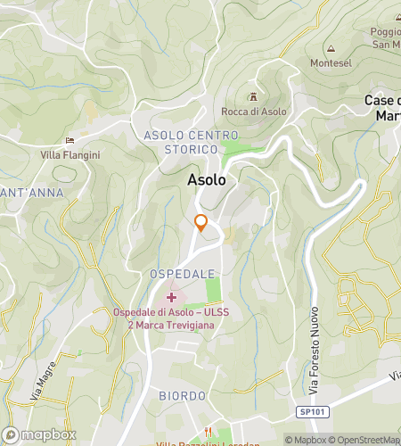 Map of scavenger hunt walking tour for Hundred Horizons Hunt: From Rocca to Rose Gardens