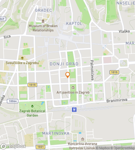 Map of scavenger hunt walking tour for Downtown Dazzle & Delight Hunt