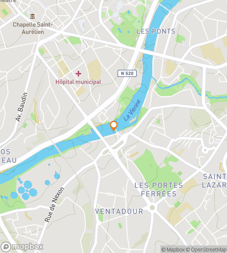 Mapa procházky scavenger hunt pro Ztraceni v Limoges: Skrytý lov