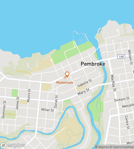 Map of scavenger hunt walking tour for Pembroke Scavenger Hunt