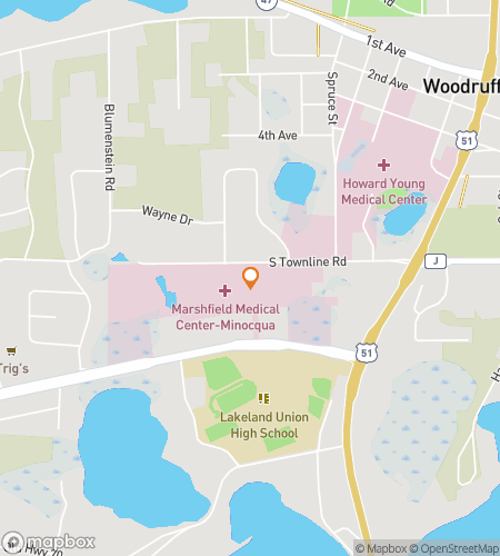 Mapa pieszej wycieczki z gr&aogon; terenow&aogon; Minocqua Cabin-Country Curiosity Quest