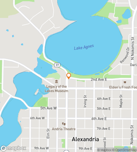 מפת סיור הליכה של מסע חפש את המטמון עבור Lake It or Leave It: Alexandria Hunt