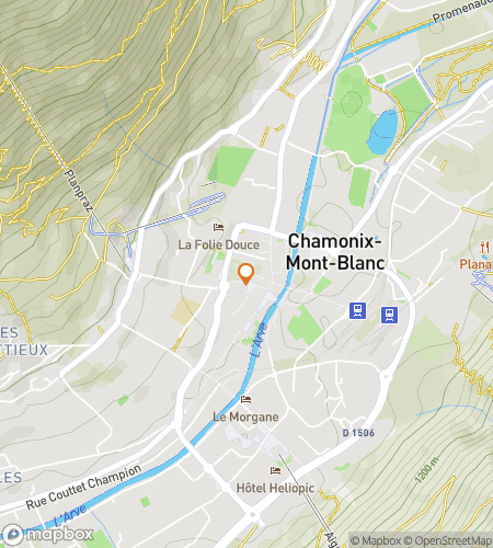 แผนที่ทัวร์เดินล่าสมบัติสำหรับ Glaciers, Gondolas & Hidden Trails of Chamonix