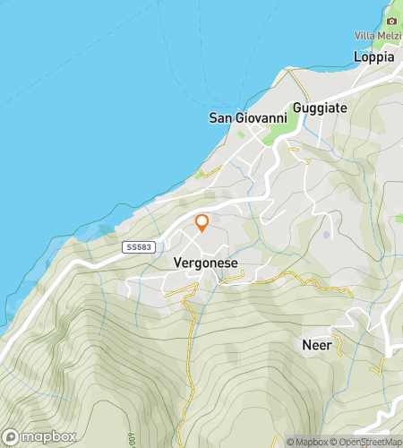 Mapa pěší prohlídky s hledačkou pokladu pro Perlu jezera: Honba za Bellagio