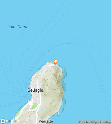 Pearl of the Lake&colon; The Bellagio Hunt -valokuvamets&auml;styksen k&auml;velykierroksen kartta