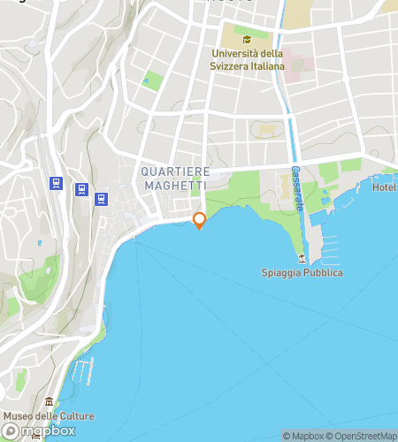 Map of scavenger hunt walking tour for Lugano Hunt: The Italian-Swiss Quest