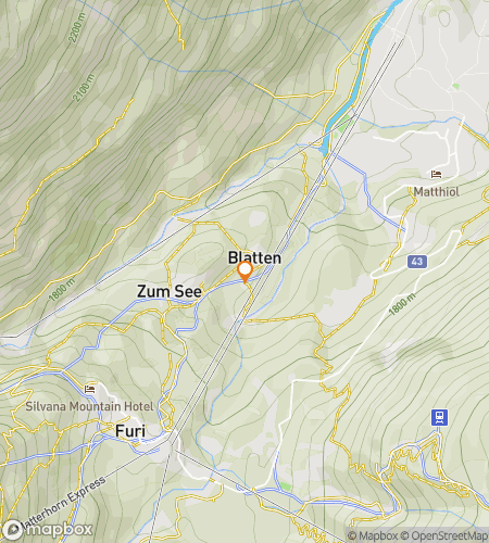 Map of scavenger hunt walking tour for The Great Swizztery: A High-Altitude Hunt in Zermatt