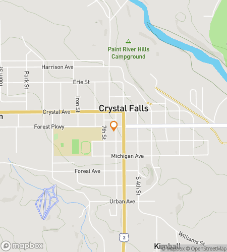 Map of scavenger hunt walking tour for Crystal Caper: Downtown Discovery Hunt