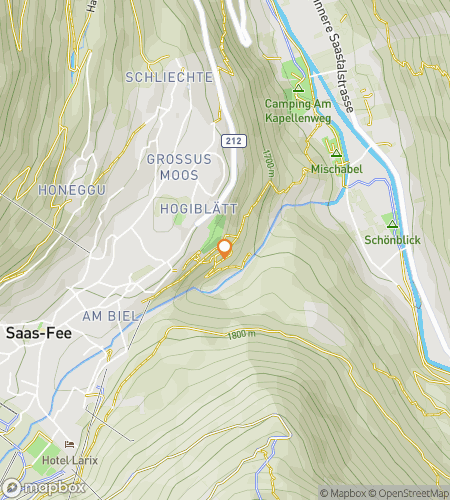 แผนที่ทัวร์เดินล่าสมบัติสำหรับ Somewhere in Saas Fee