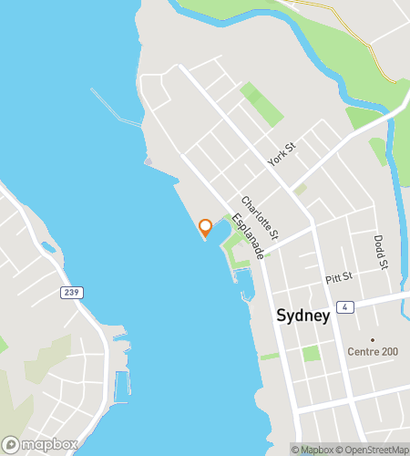 Map of scavenger hunt walking tour for Sydney‘s Seaside Scavenger Soiree