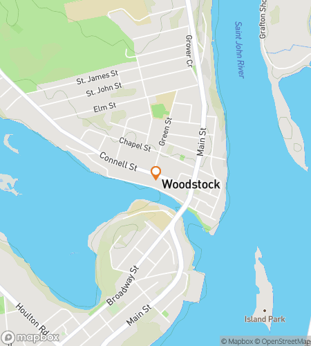 Χάρτης περιήγησης για κυνήγι θησαυρού για το Woodstocks Downtown Delight Hunt