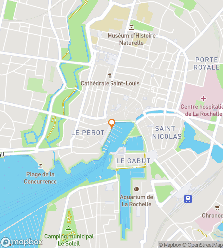 Mapa del recorrido a pie de búsqueda del tesoro para La Rochelle Riddles & Revelry